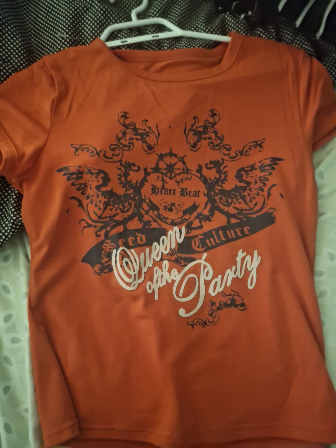 Orange Queen of the Party T-Shirt