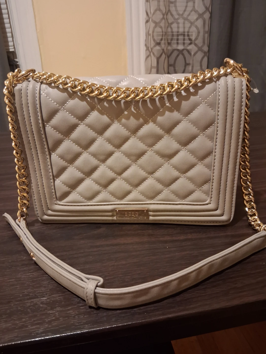 BCBG Paris Quilted Chain Shoulder Bag
