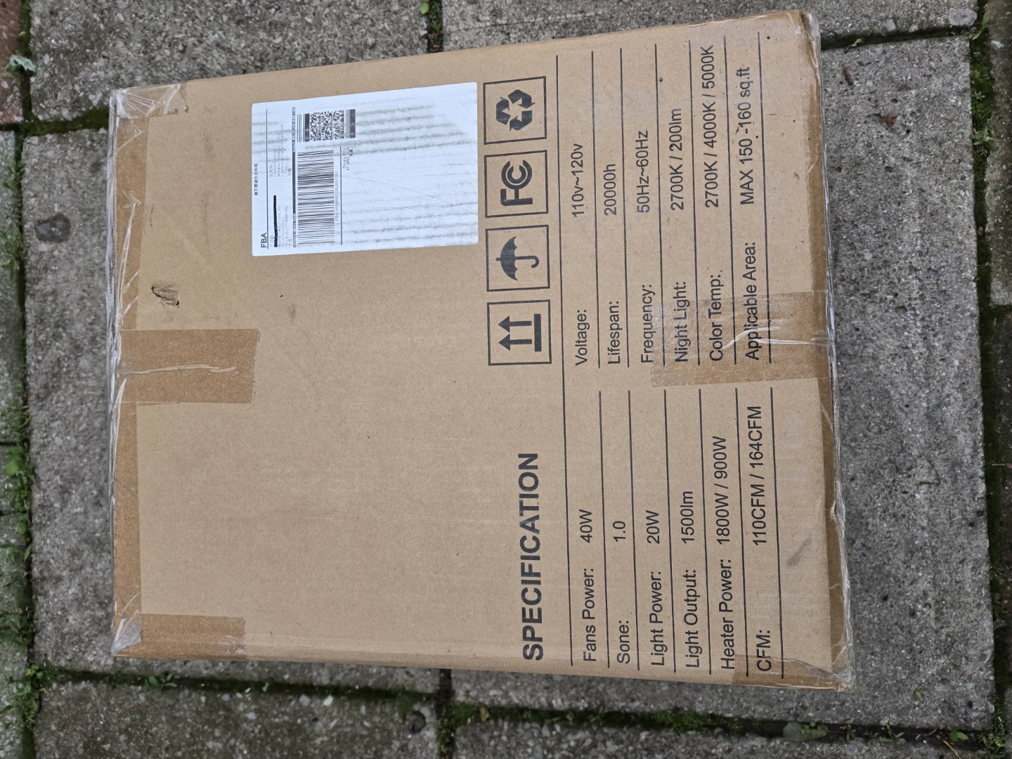 Growneer Ventilation Fan with Heater, 3CCT & Night Light - photo 2