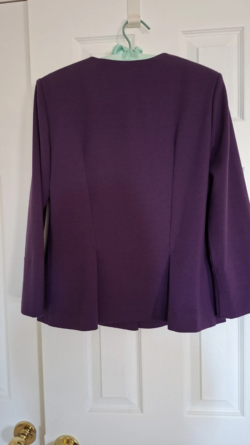 Purple Blazer with Toggle Closure - photo 2