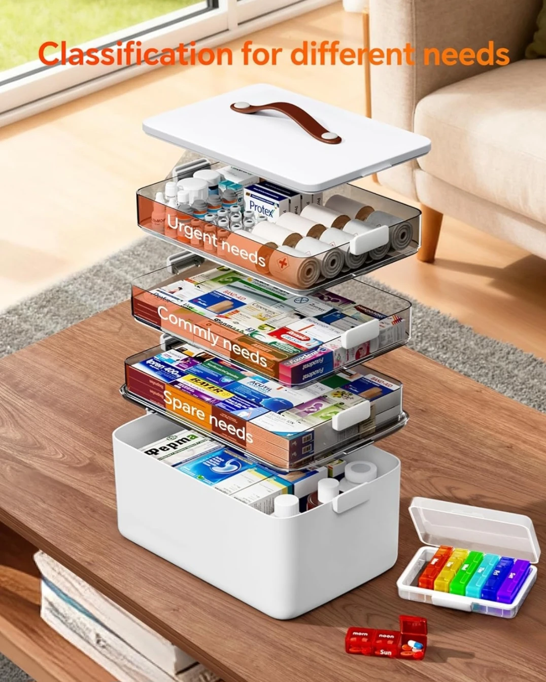 4-Tier Medicine Cabinet Organizer - photo 2