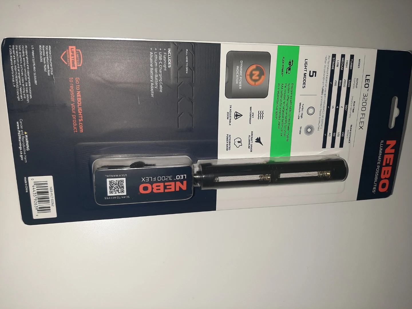 Nebo LEO 3200 Flex Flashlight
