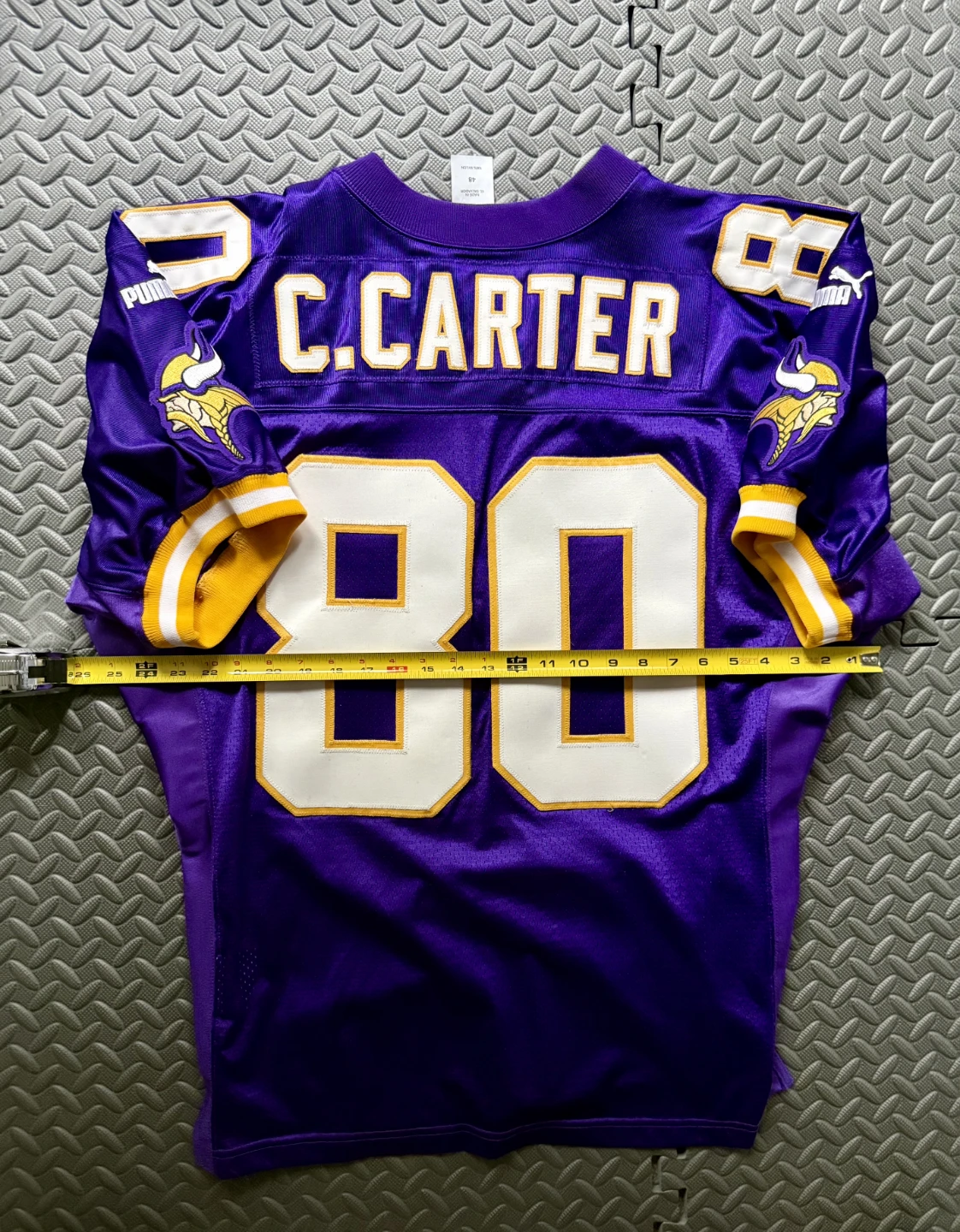 Puma Minnesota Vikings Cris Carter #80 40th Anniversary Jersey