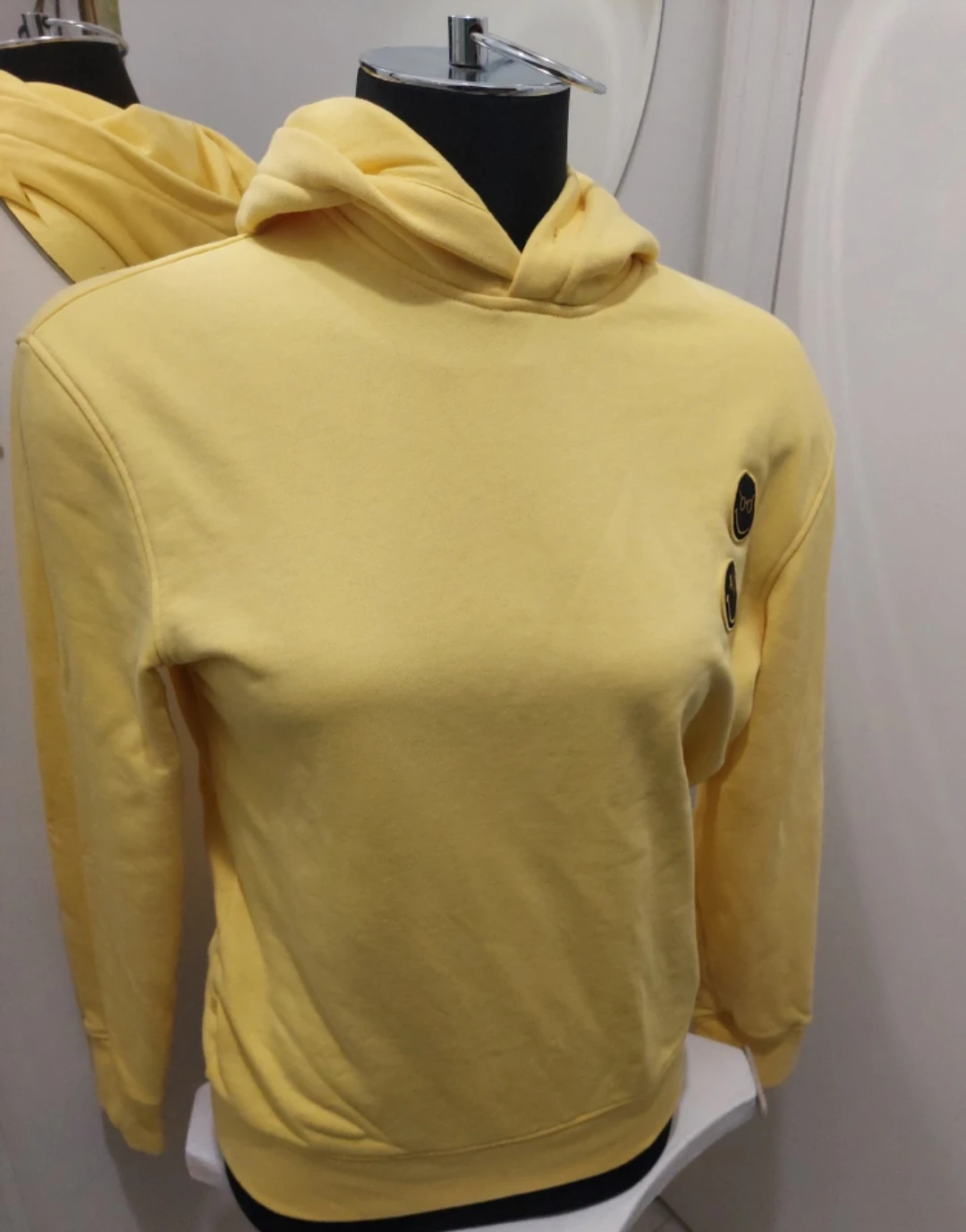 Armani Exchange Yellow Smiley Face Hoodie