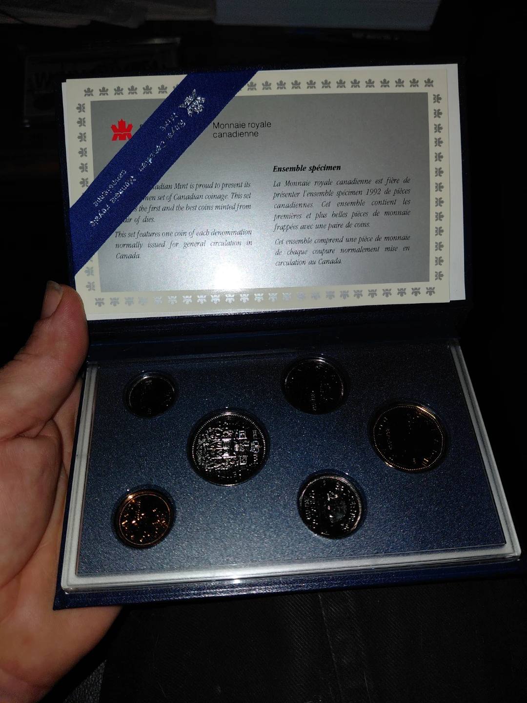 1992 Canadian Specimen Coin Set