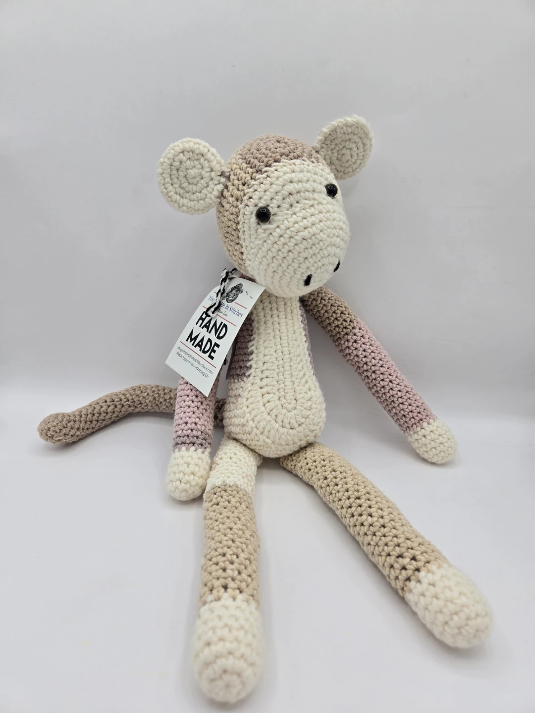 Handmade Crochet Monkey Plush Toy