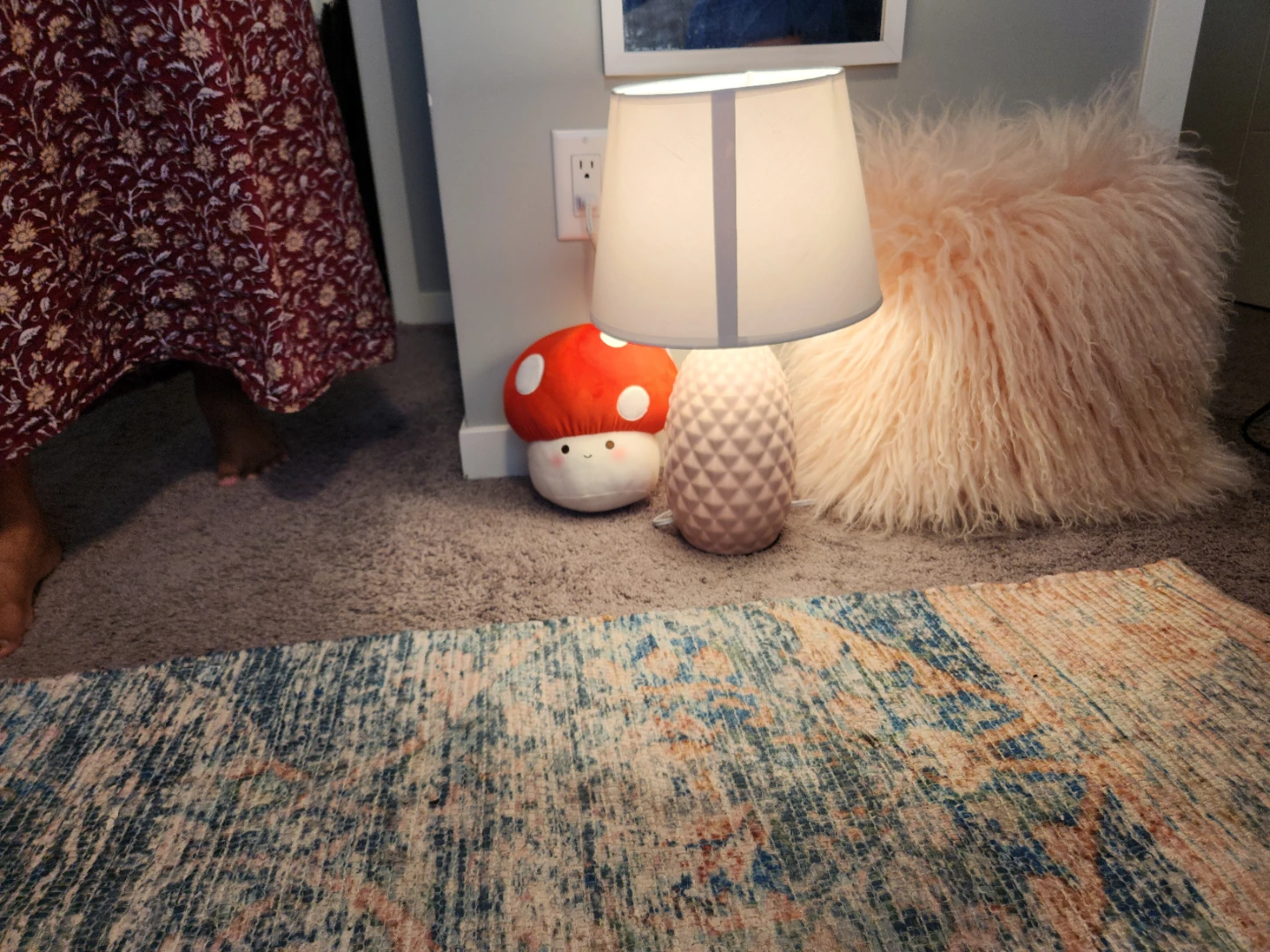 Lamp, Mushroom Plushie, cushion