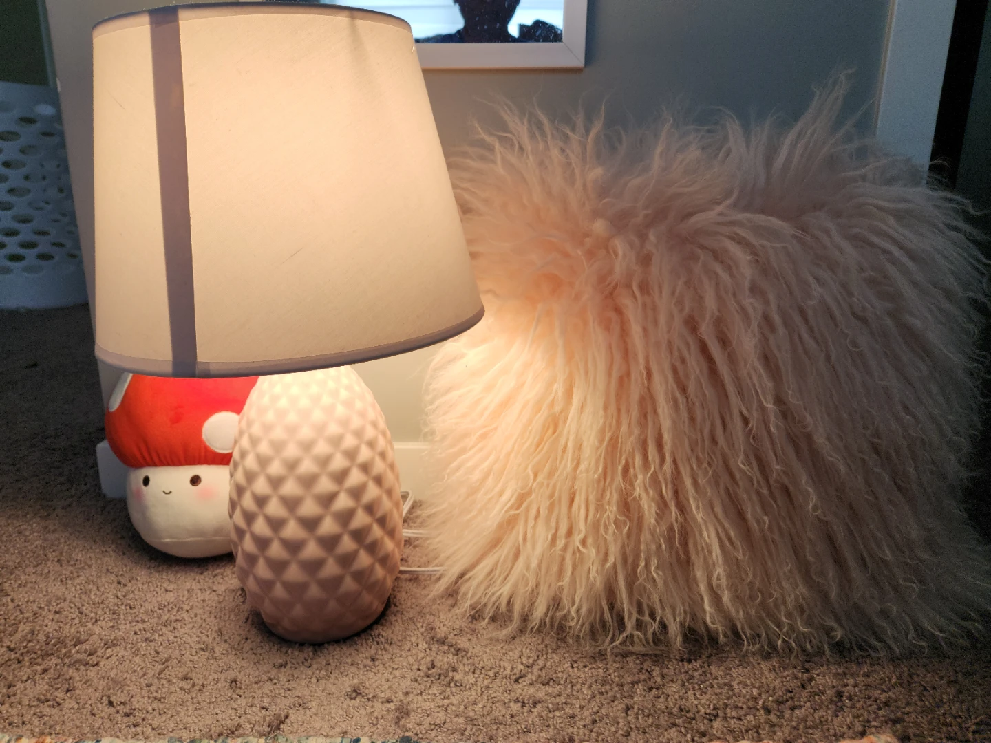 Lamp, Mushroom Plushie, cushion - photo 2