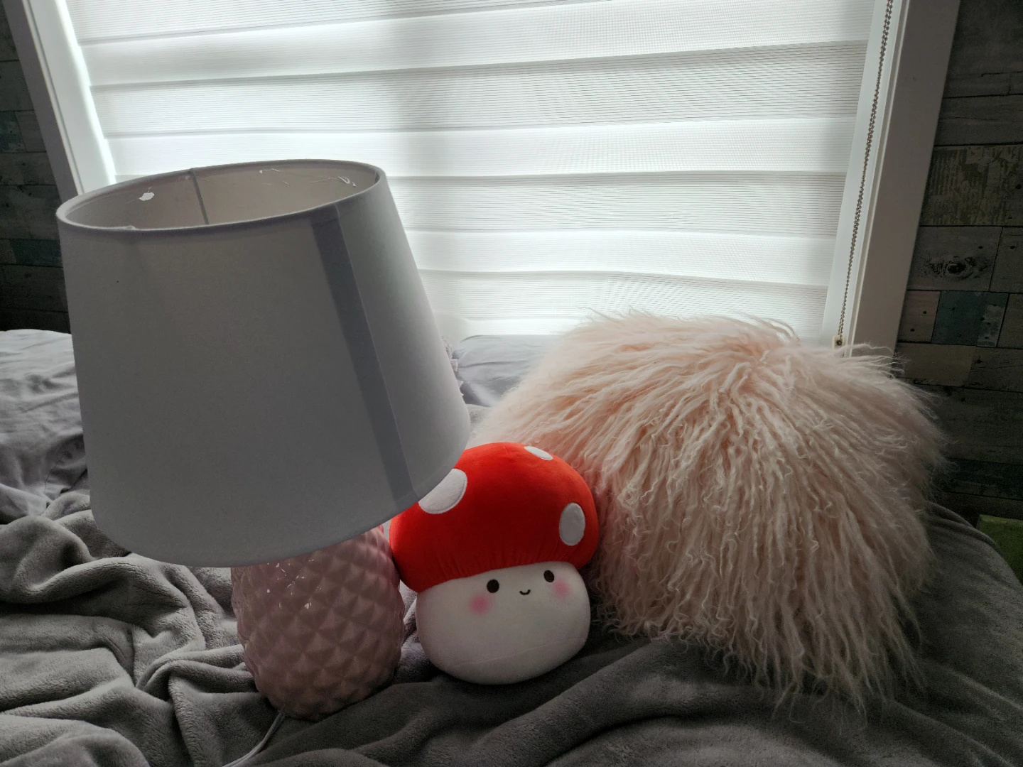 Lamp, Mushroom Plushie, cushion - photo 4