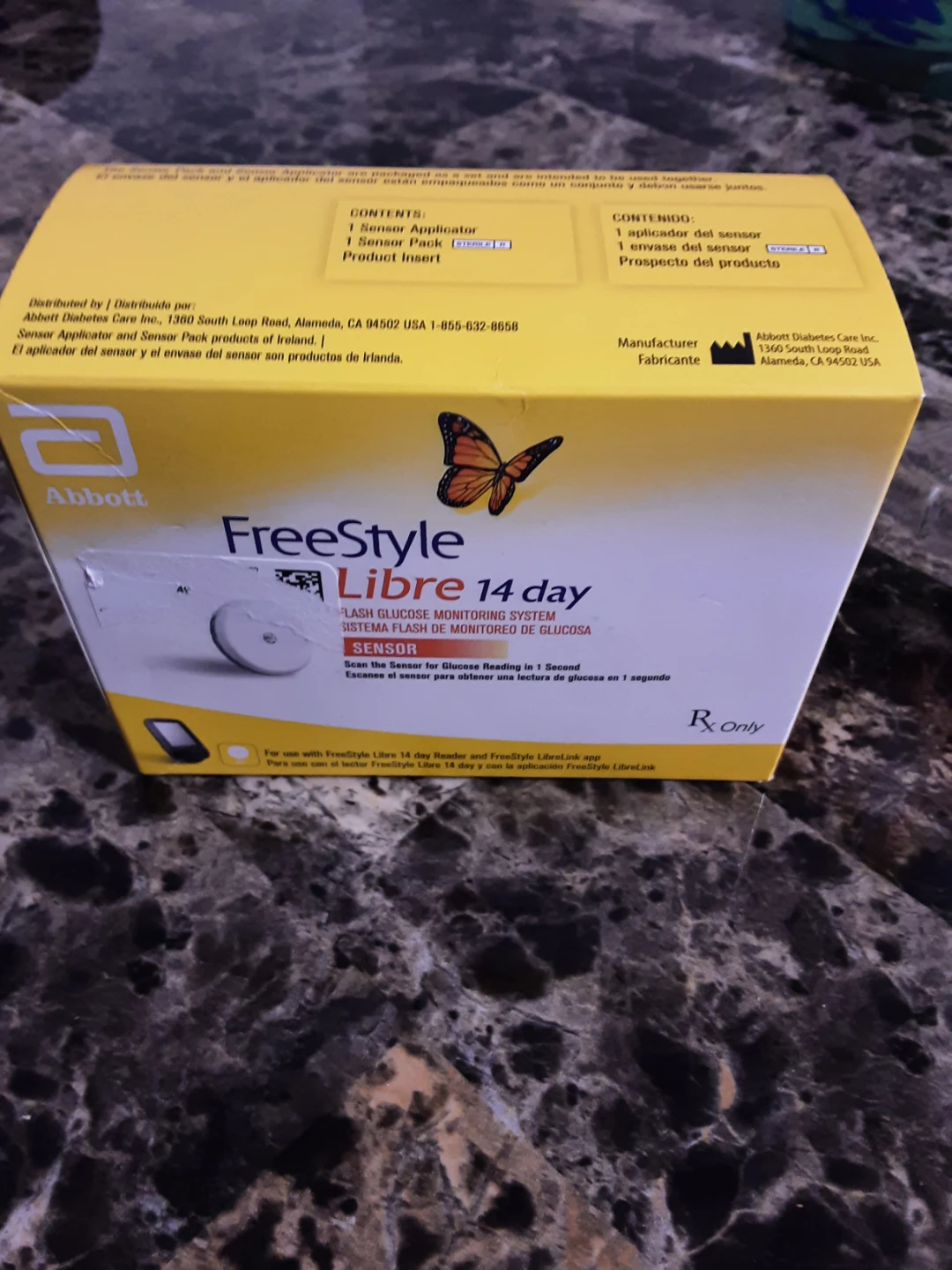 Abbott Freestyle Libre 14 Day Flash Glucose Monitoring Sensor