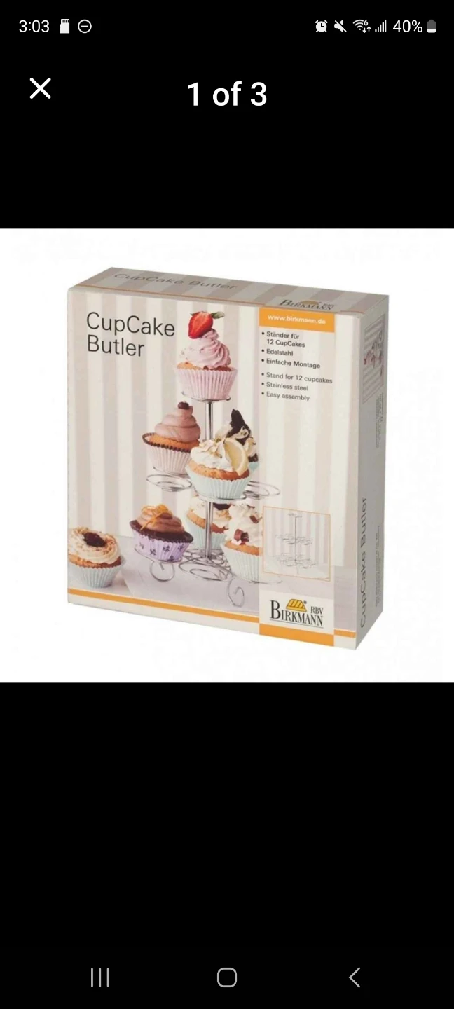 Birkmann CupCake Butler Stand for 12 Cupcakes