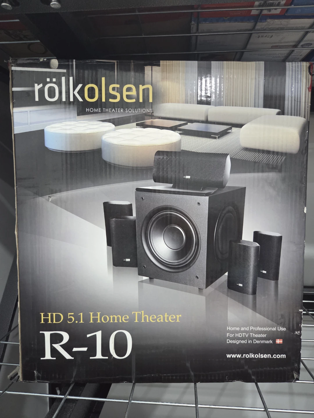 HOME THEATER SYSTEM.... Rölkolsen R-10 HD 5.1