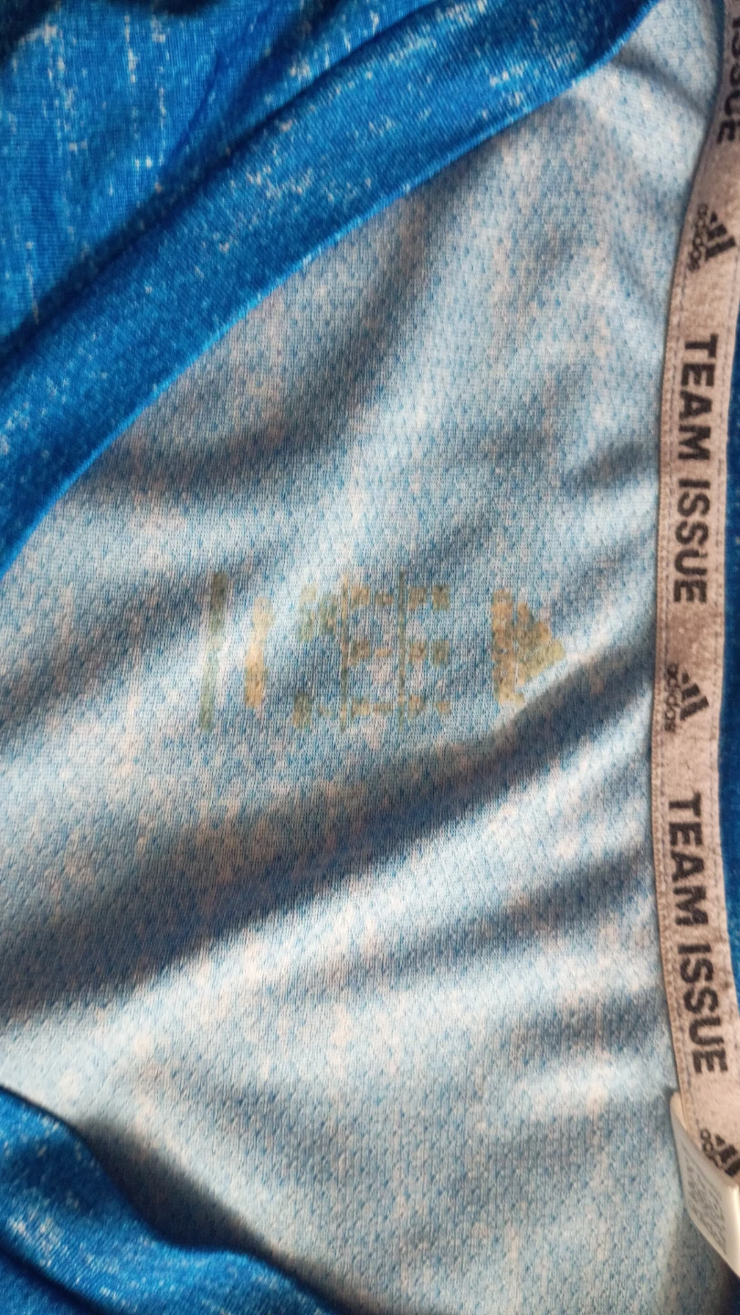 Adidas Team Issue V-Neck T-Shirt Blue - photo 2