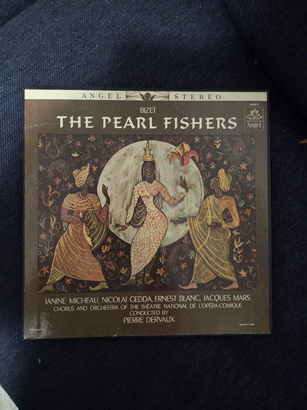 Bizet's The Pearl Fishers Opera LP Record