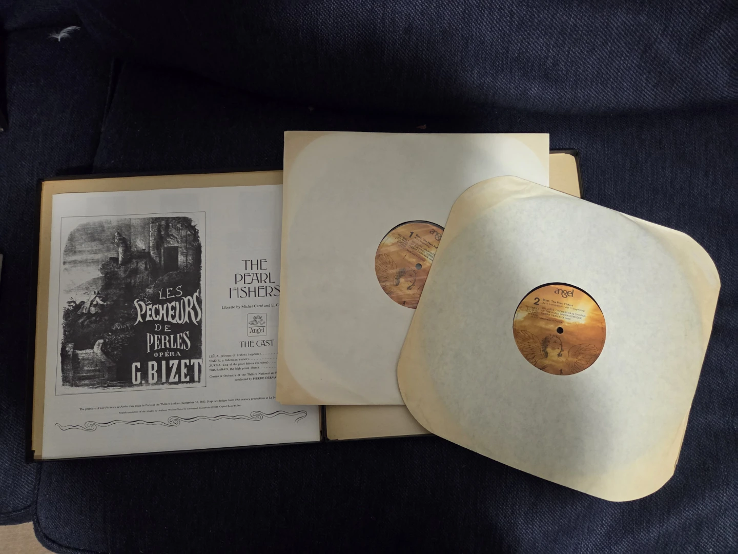 Bizet's The Pearl Fishers Opera LP Record - photo 2