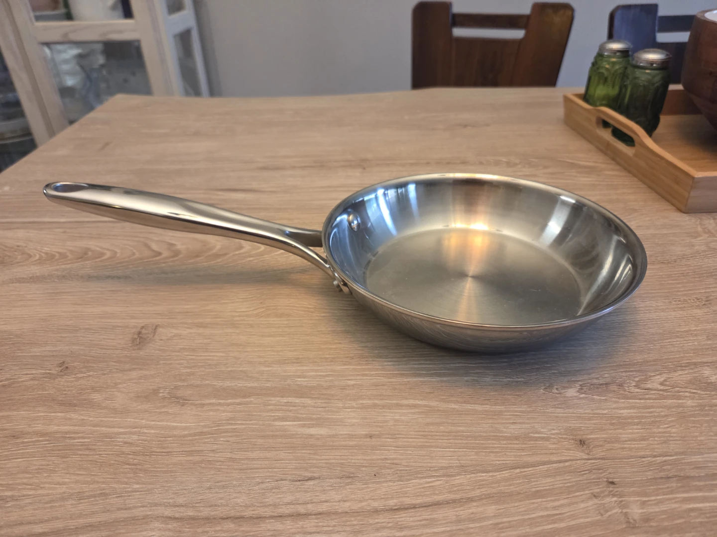 The Pampered Chef 8 inch Stainless Steel Frying Pan