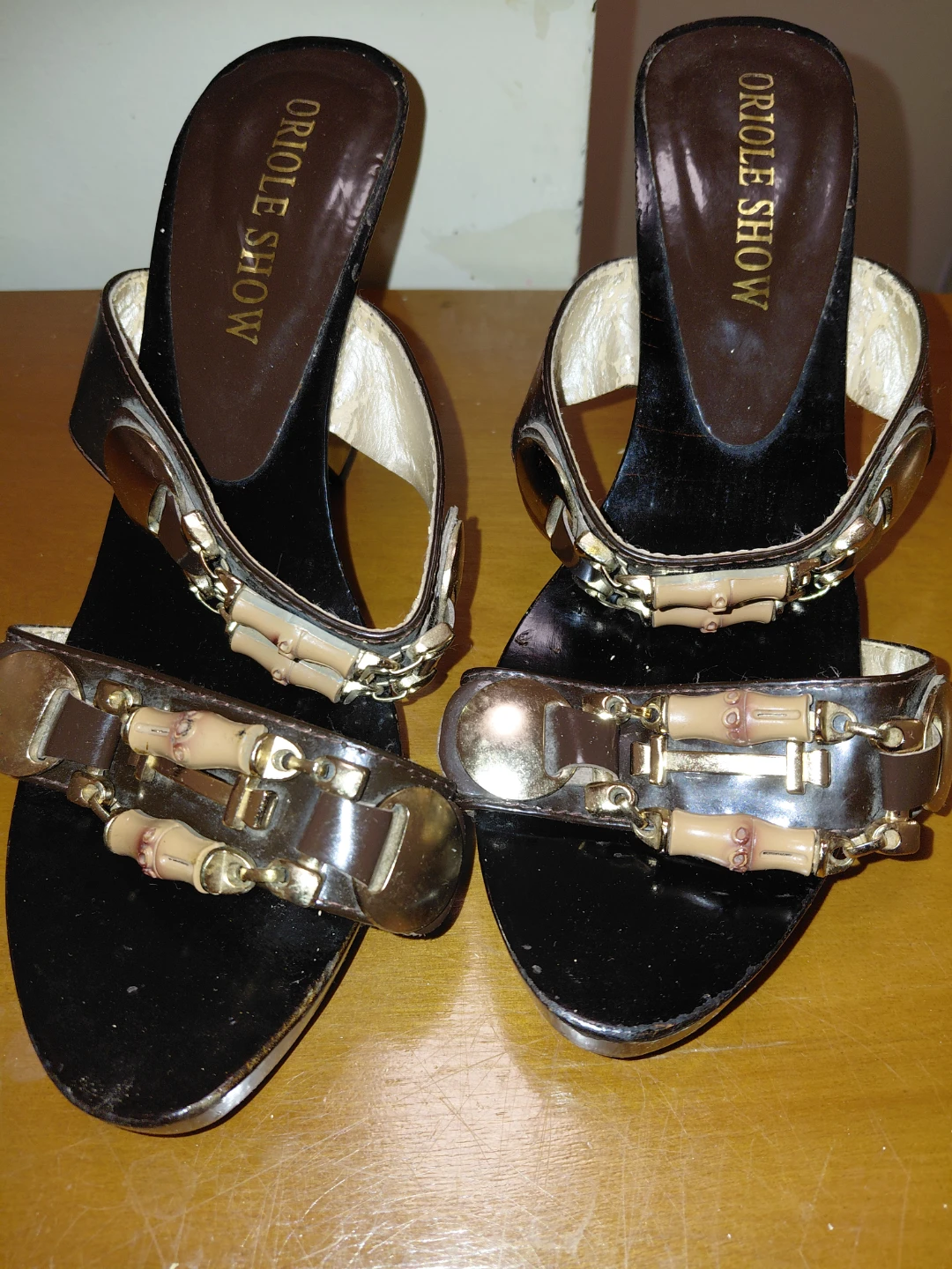 Oriole Show Women's Heeled Sandals - Size 38