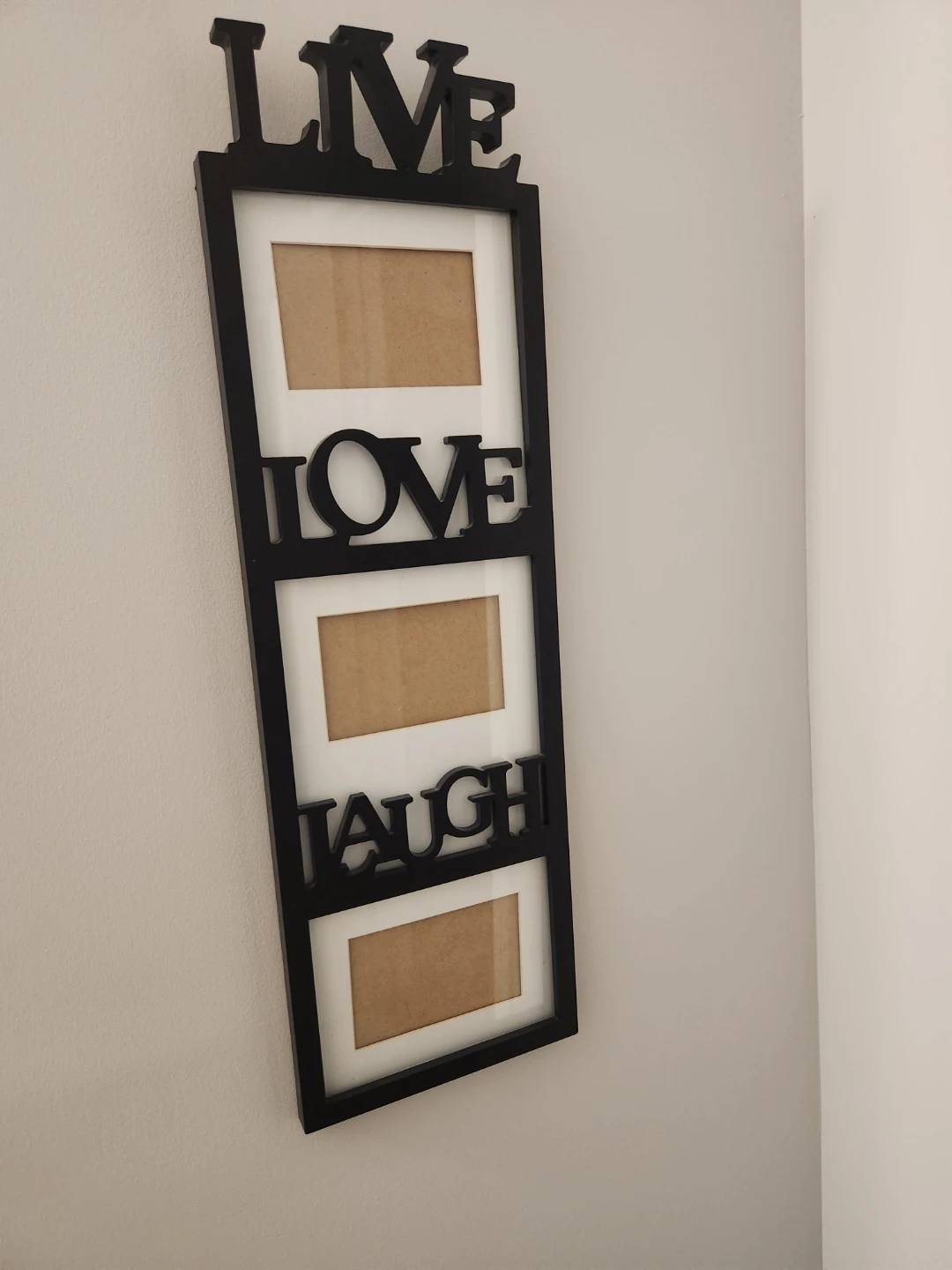Wall Photo Frame Collage - Live Love Laugh