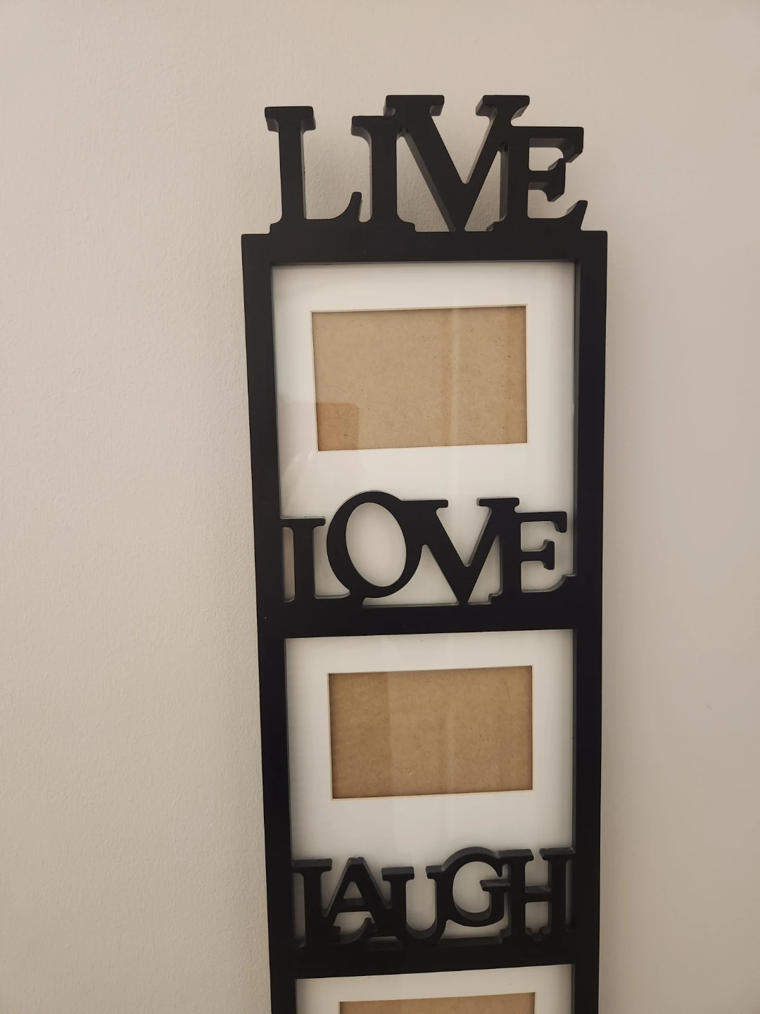 Wall Photo Frame Collage - Live Love Laugh - photo 2