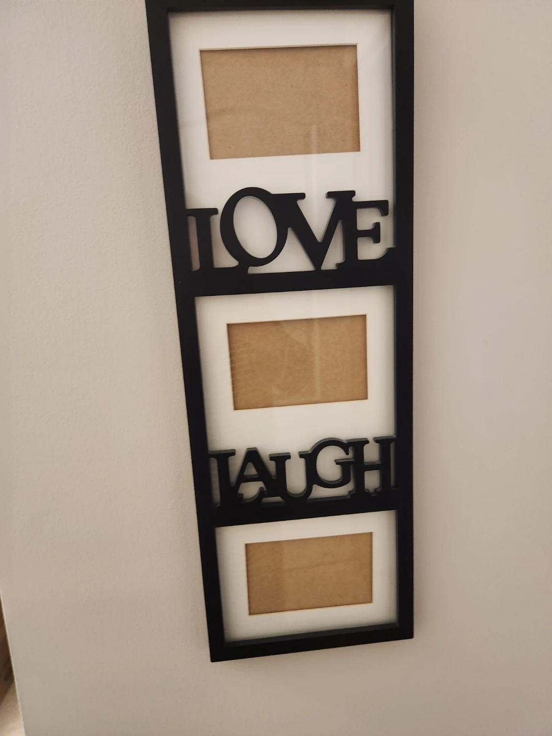 Wall Photo Frame Collage - Live Love Laugh - photo 3