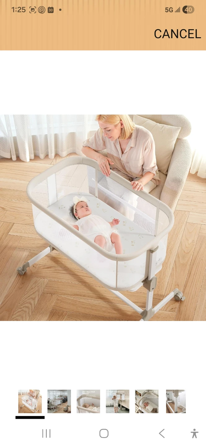 Adjustable Baby Bassinet