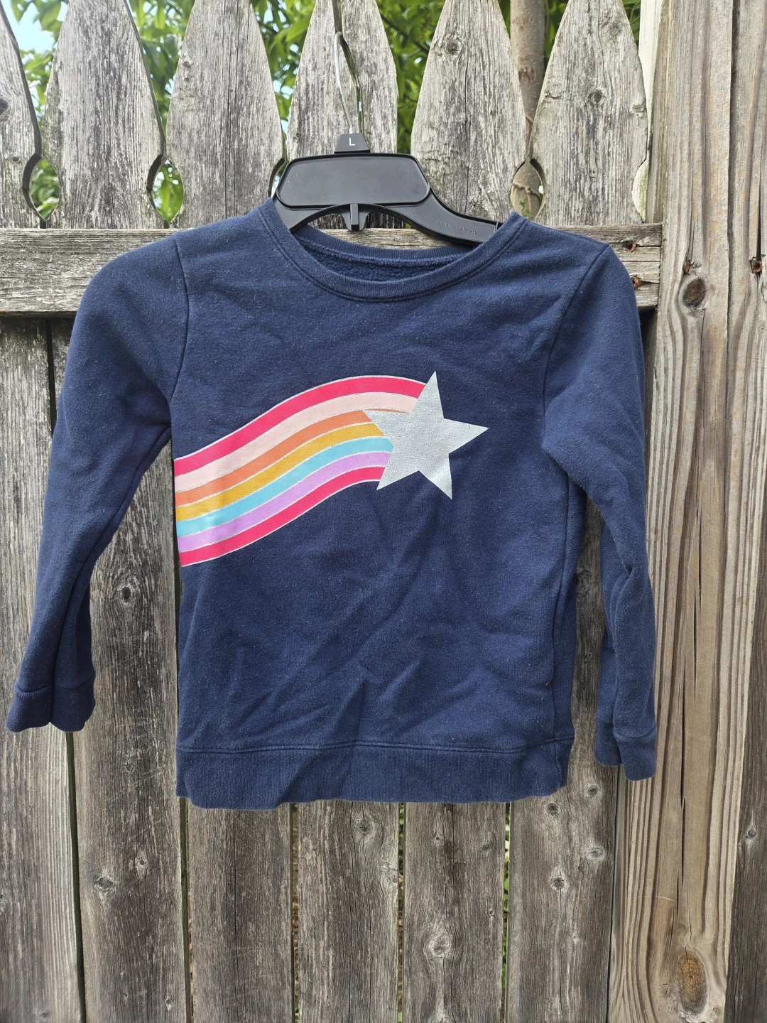 Garanimals Navy Blue Rainbow Star Sweatshirt Size 5T