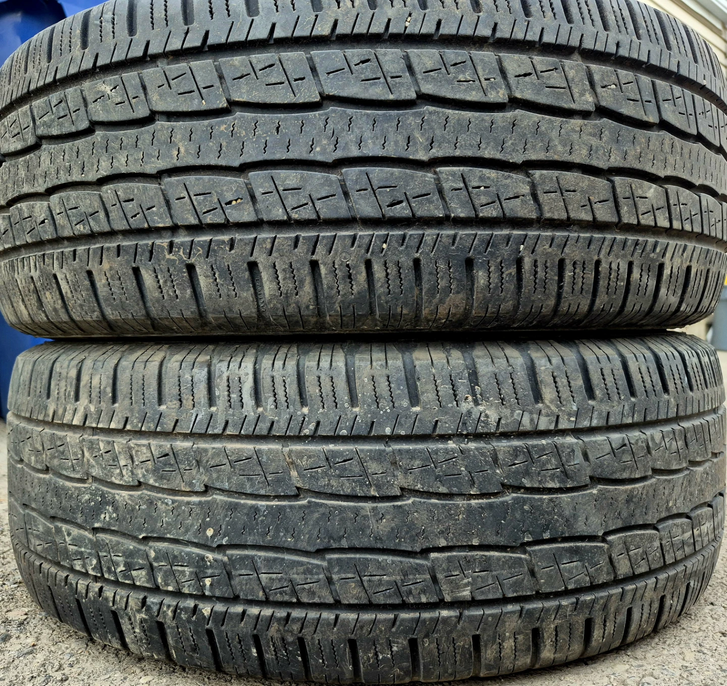Pair of 2 All Season Tires Size 245 60 R18 M+S *REAL DEAL* - photo 2