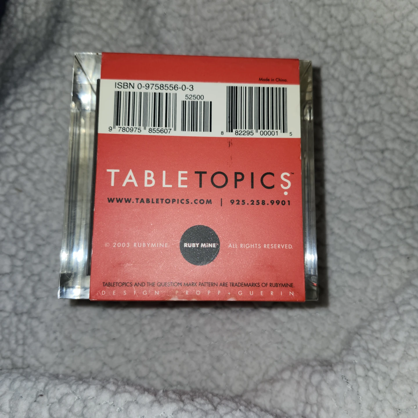 TableTopics Original Conversation Starters Card Set - photo 3