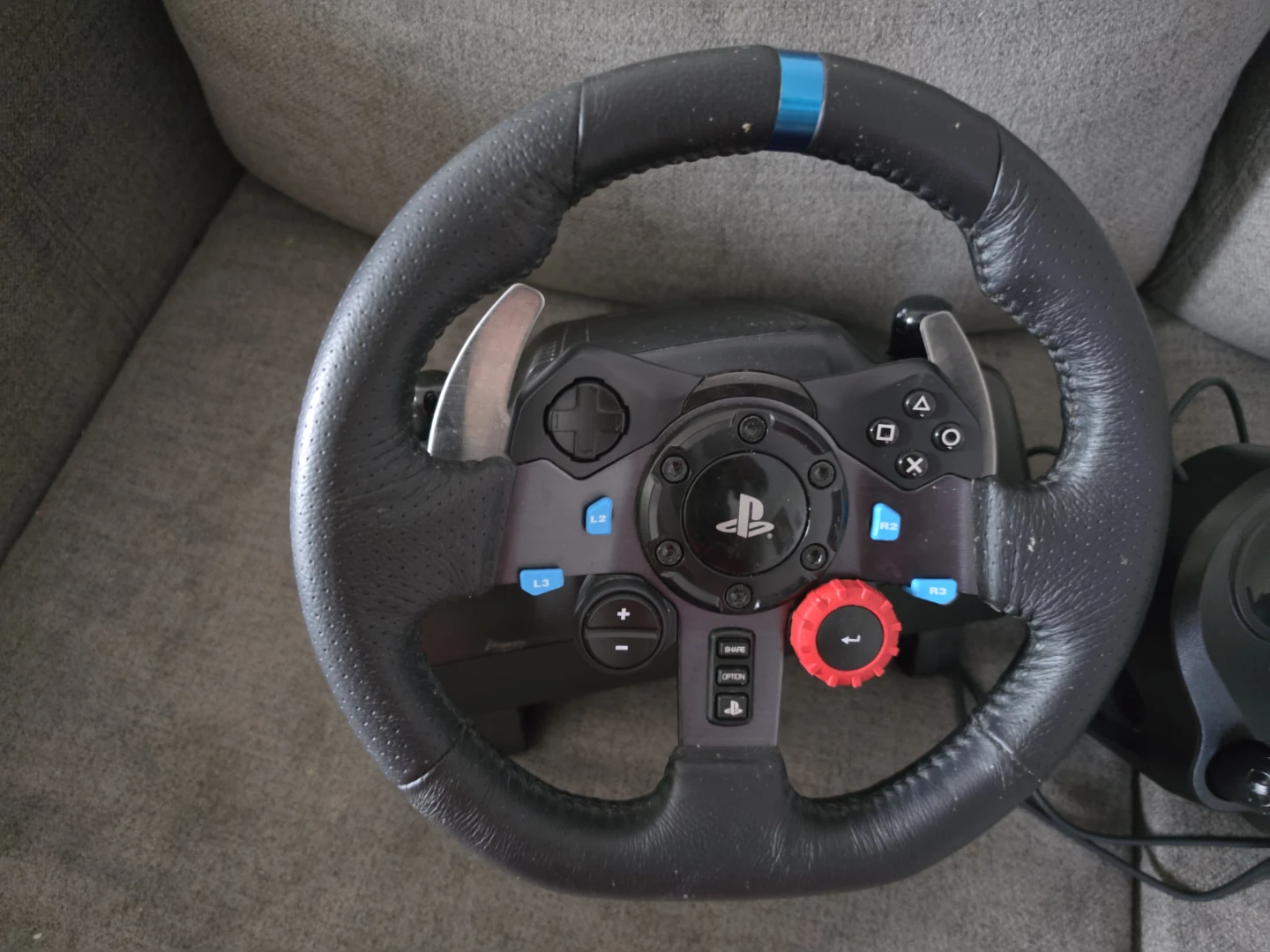 Logitech G923 Racing Wheel, Pedals, and Shifter - photo 2