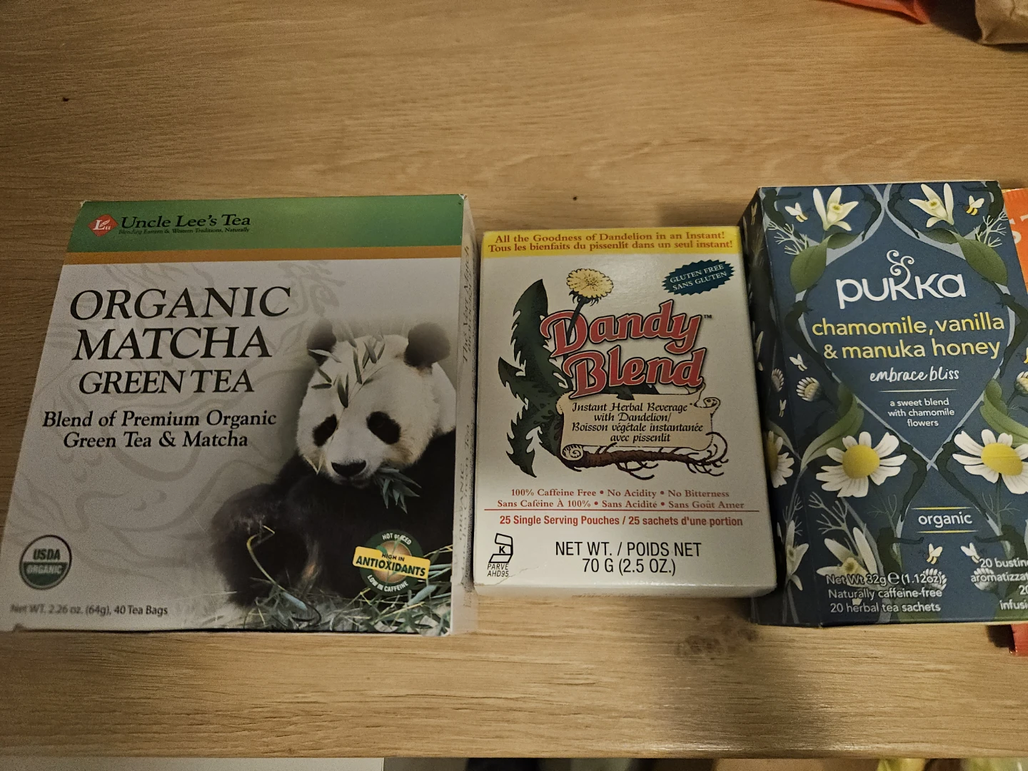 Various Teas