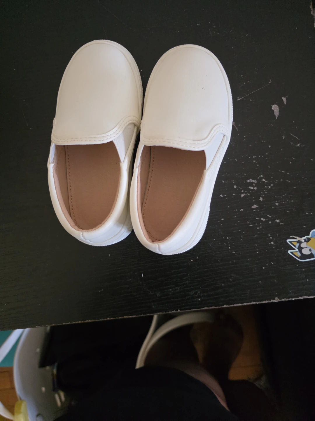 White Slip-On Shoes
