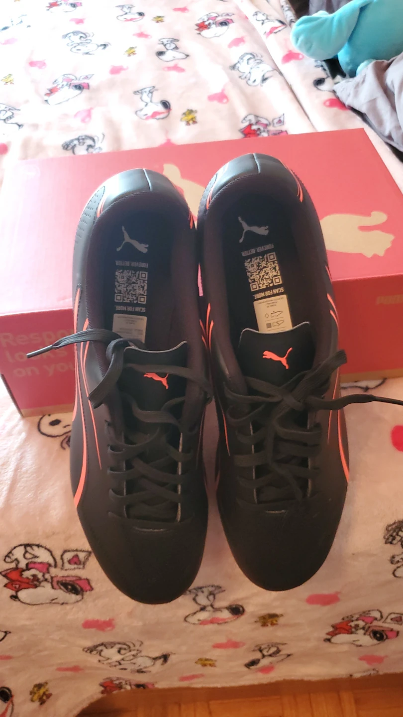 Fresh New Puma Soccer Cleats - Black/Orange - photo 5