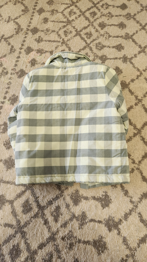 Quilted Plaid Shirt Jacket - photo 3