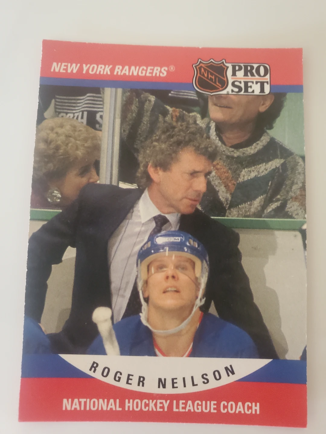 1990 Pro Set NHL Roger Neilson Hockey Card