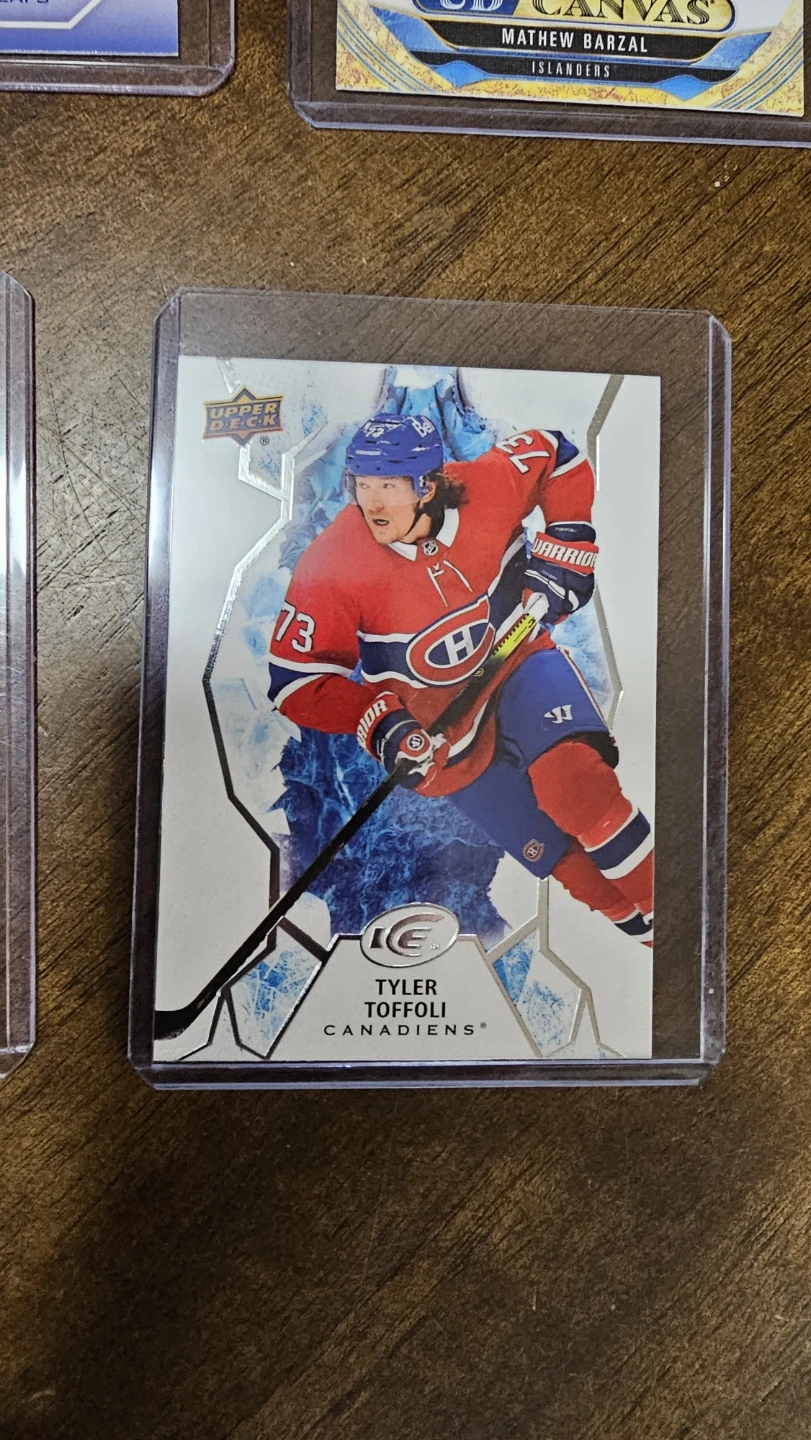 Upper Deck Tyler Toffoli Hockey Card - photo 3