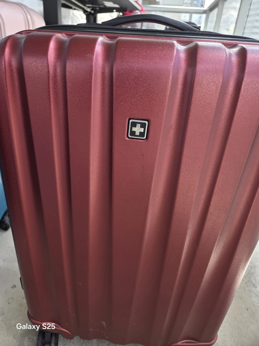 Wenger Red Hardside Spinner Luggage