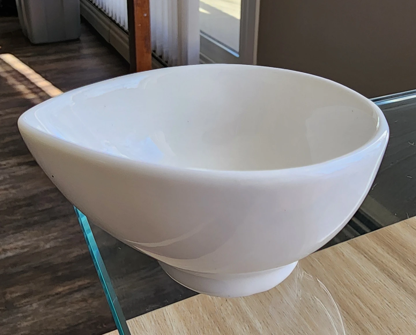 White Ceramic Serving Bowl