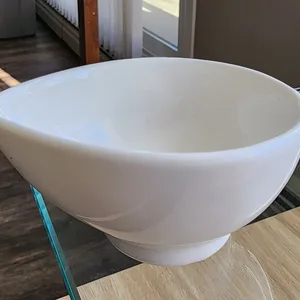 White Ceramic Serving Bowl