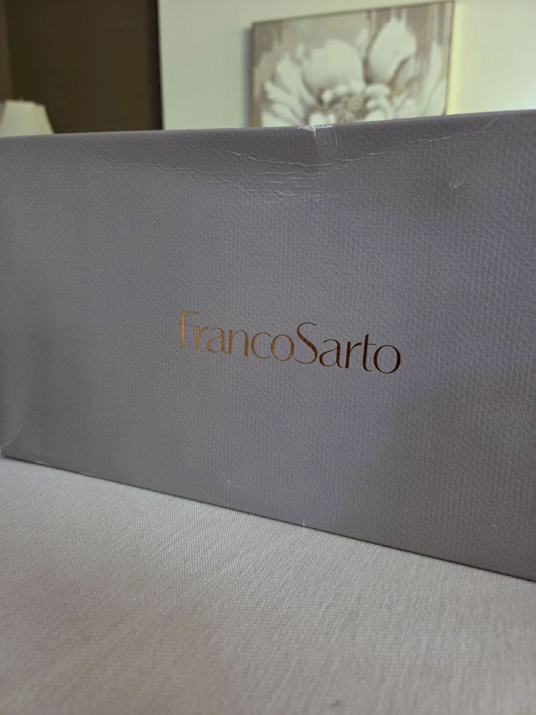 Franco Sarto Black & Gold Floral Heels - photo 5