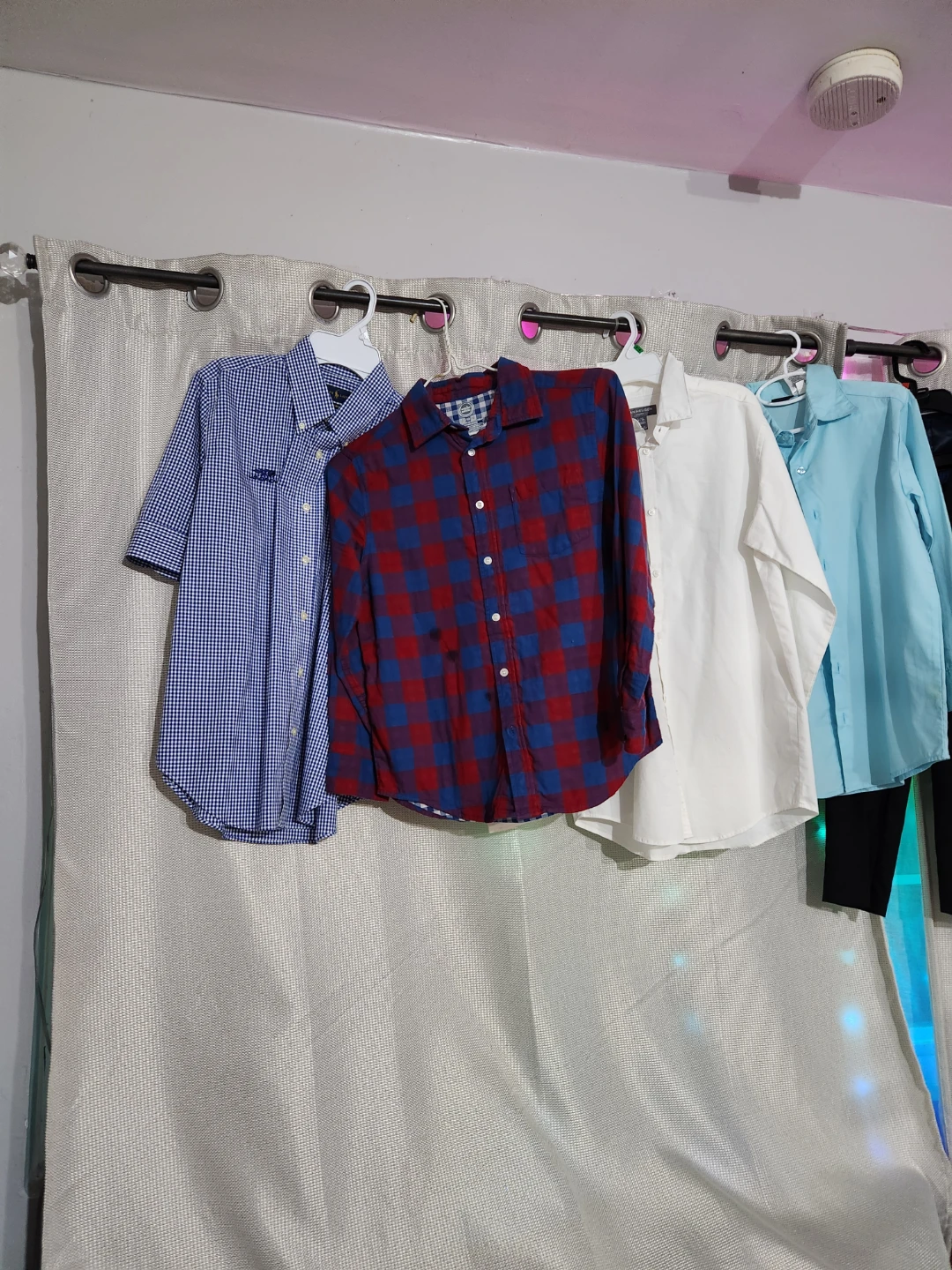 Men's Long Sleeve Button-Up Shirts (2-Pack)
