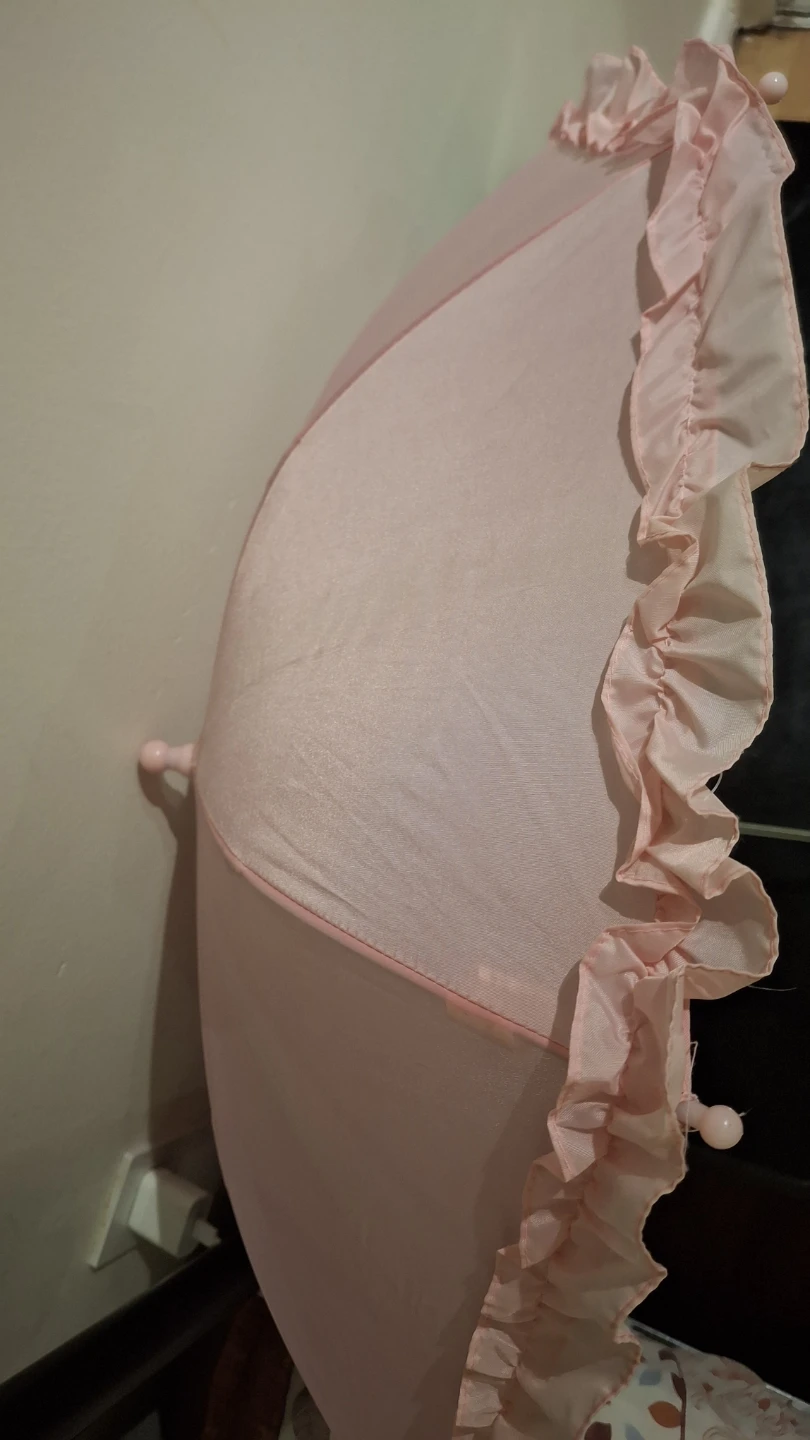 Kids sturdy Pink Ruffled Umbrella - photo 2