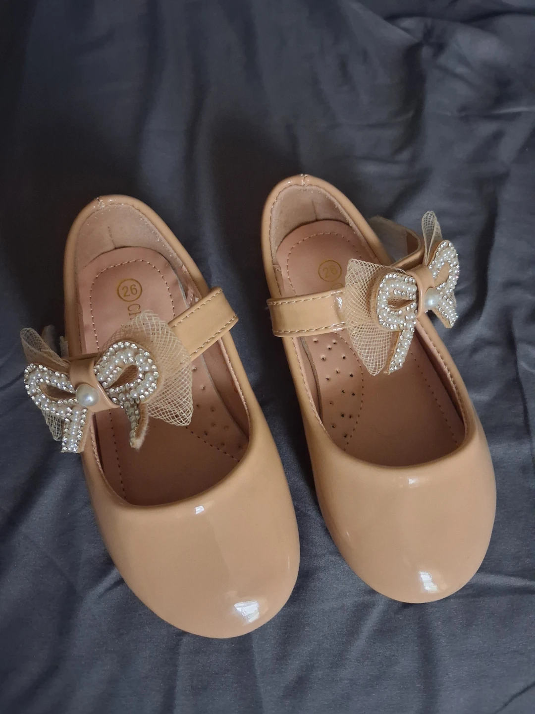 Girl's Patent Mary Jane Shoes Size 26