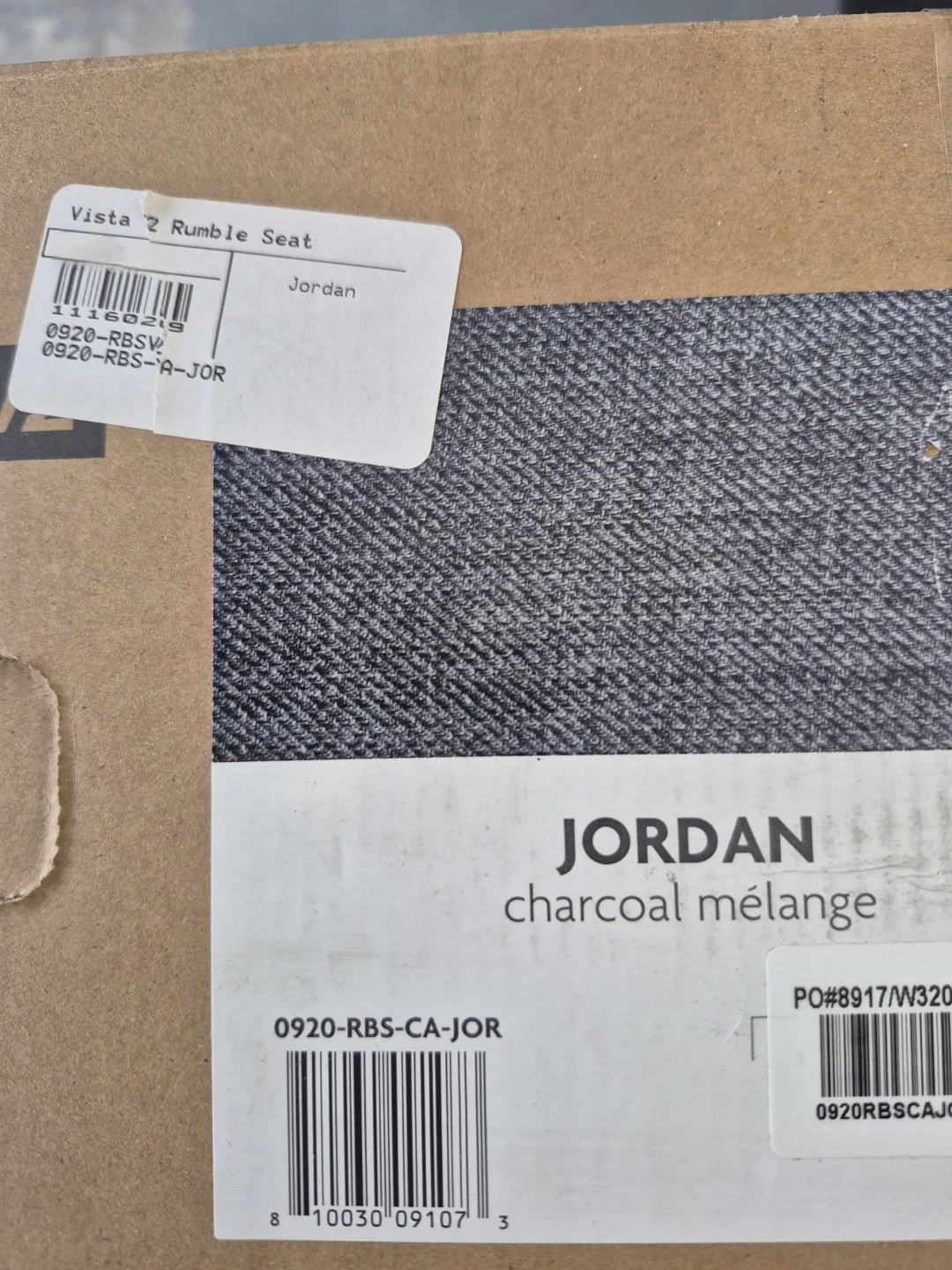 UPPAbaby Vista V2 Rumble Seat - Charcoal Mélange - photo 2