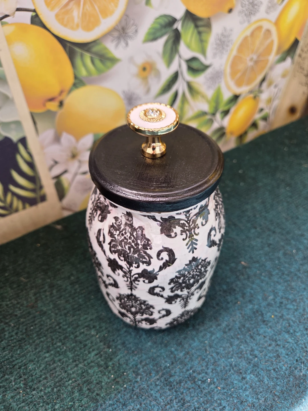 Decorative Jar with Lid
