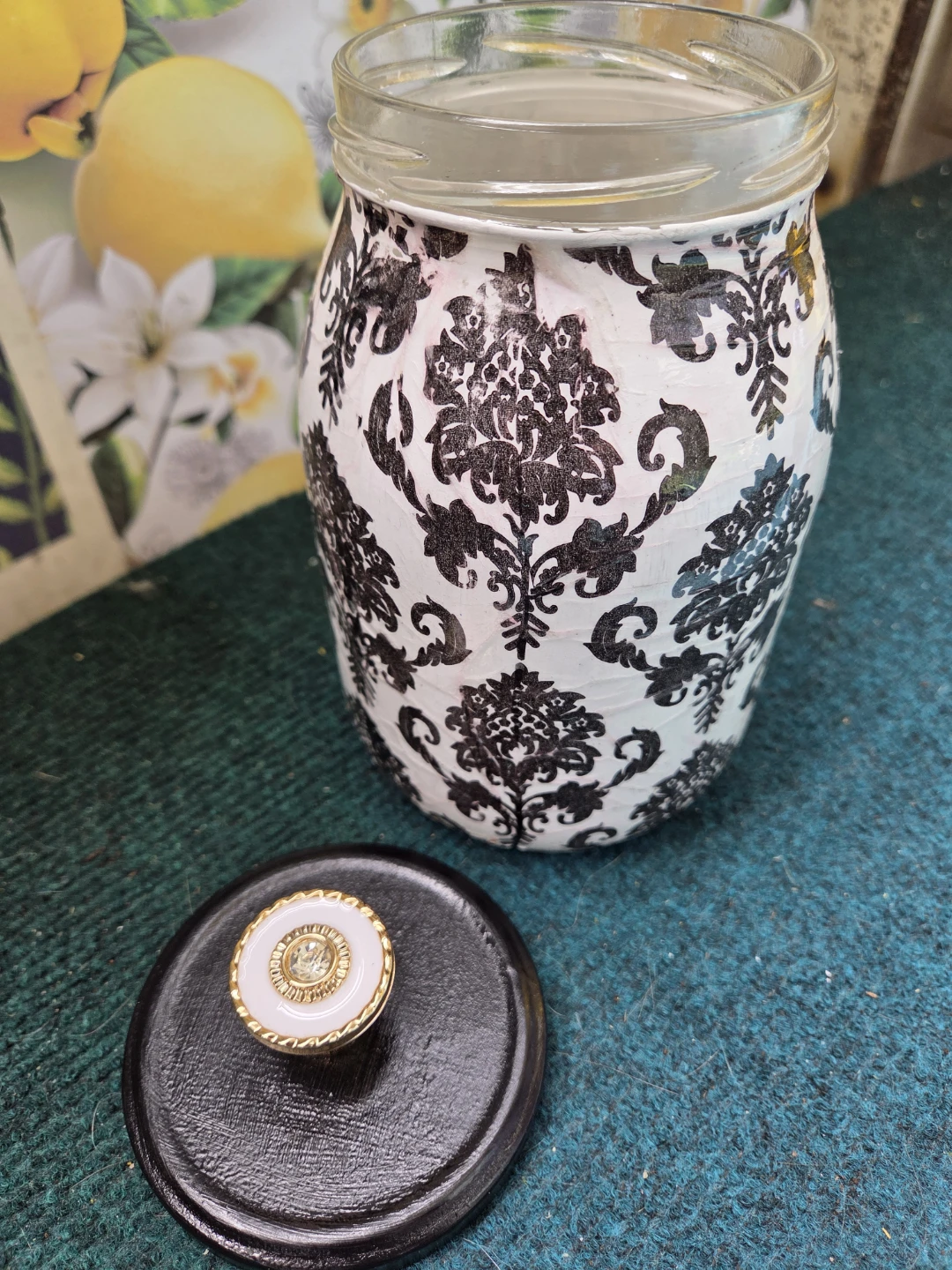 Decorative Jar with Lid - photo 3