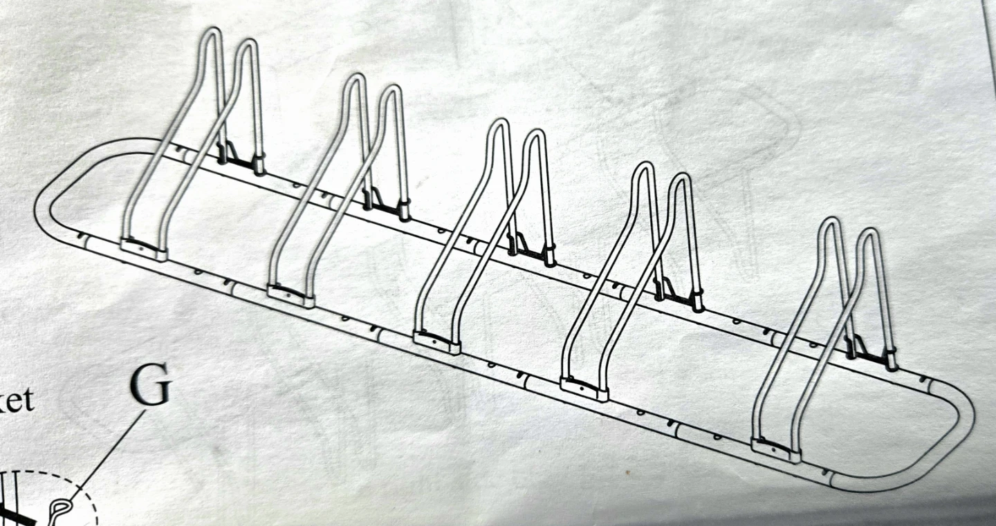6-Bike Bicycle Rack Stand