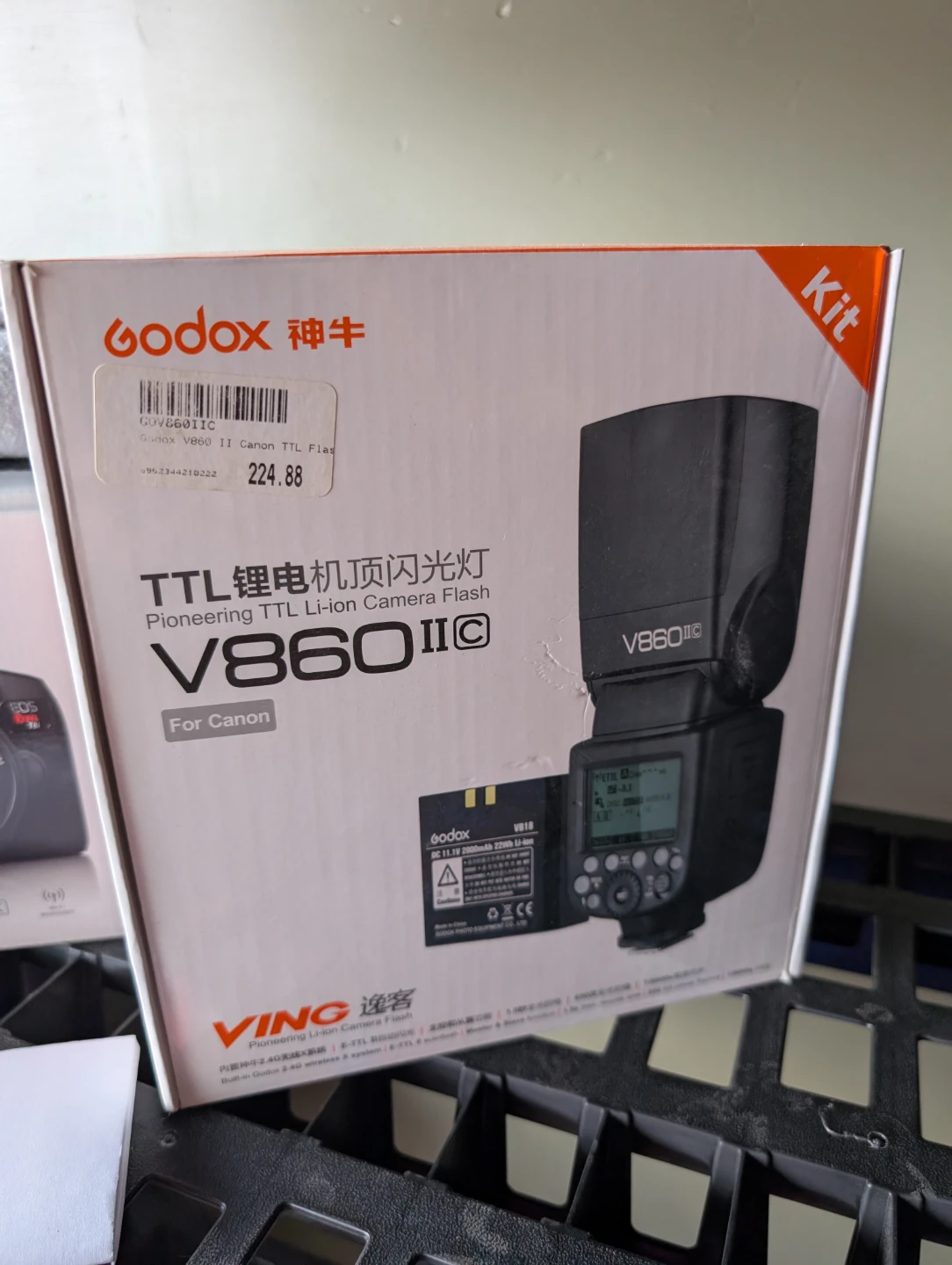 Godox V860IIC Li-ion Camera Flash Kit for Canon