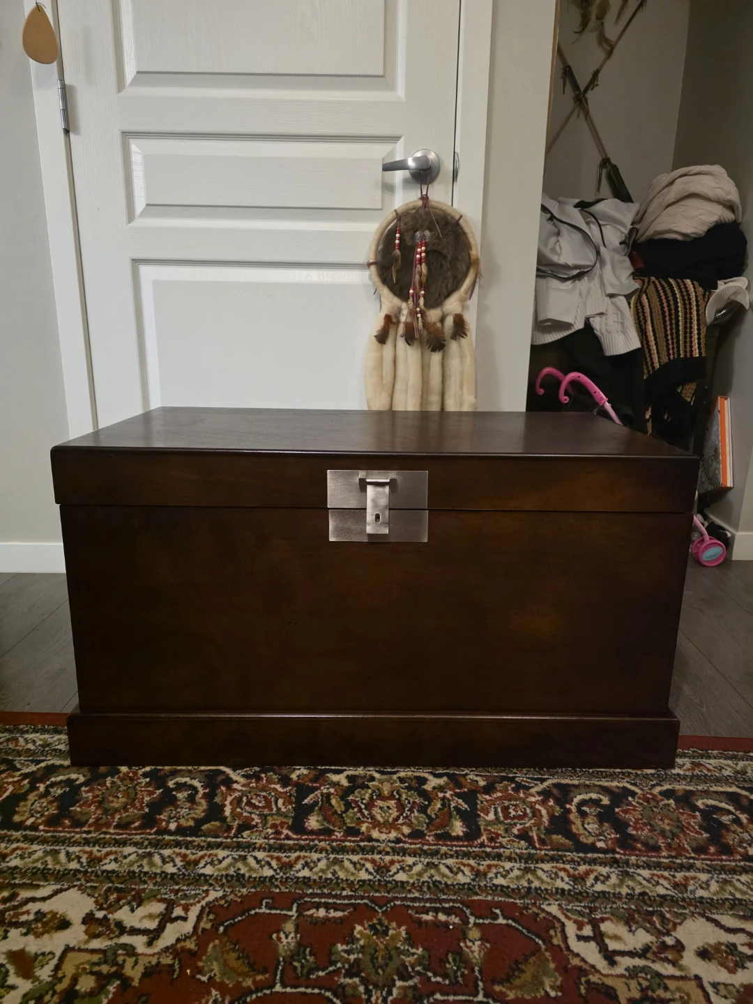 Wooden Storage Chest Trunk