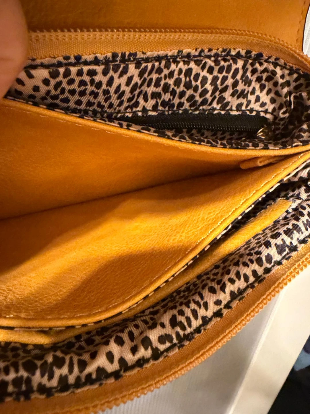Yellow mustsrd Quilted clutch Crossbody Bag - photo 5