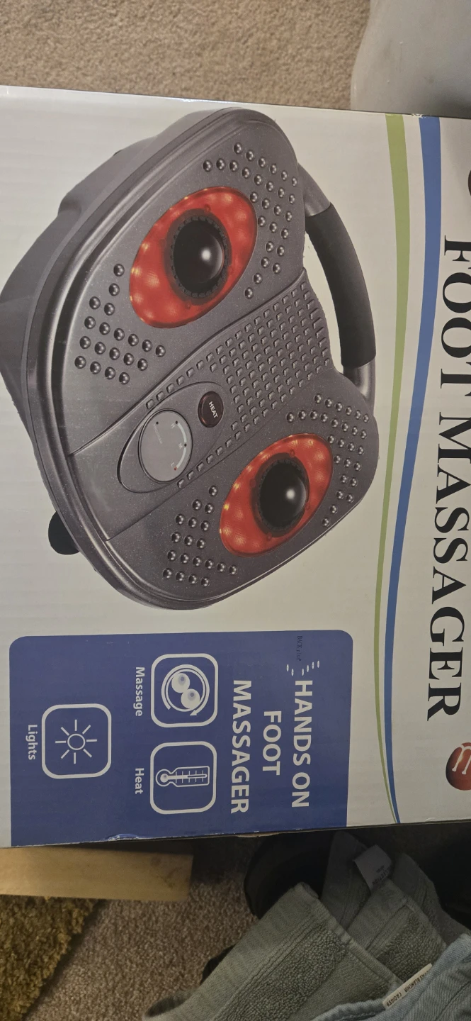 Hands On Foot Massager with Heat and Lights - photo 2